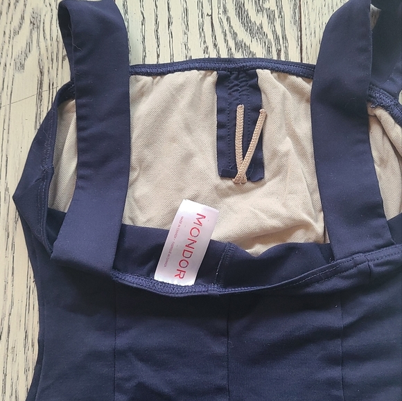 New Leotard wide strap Mondor Size S - Picture 5 of 8